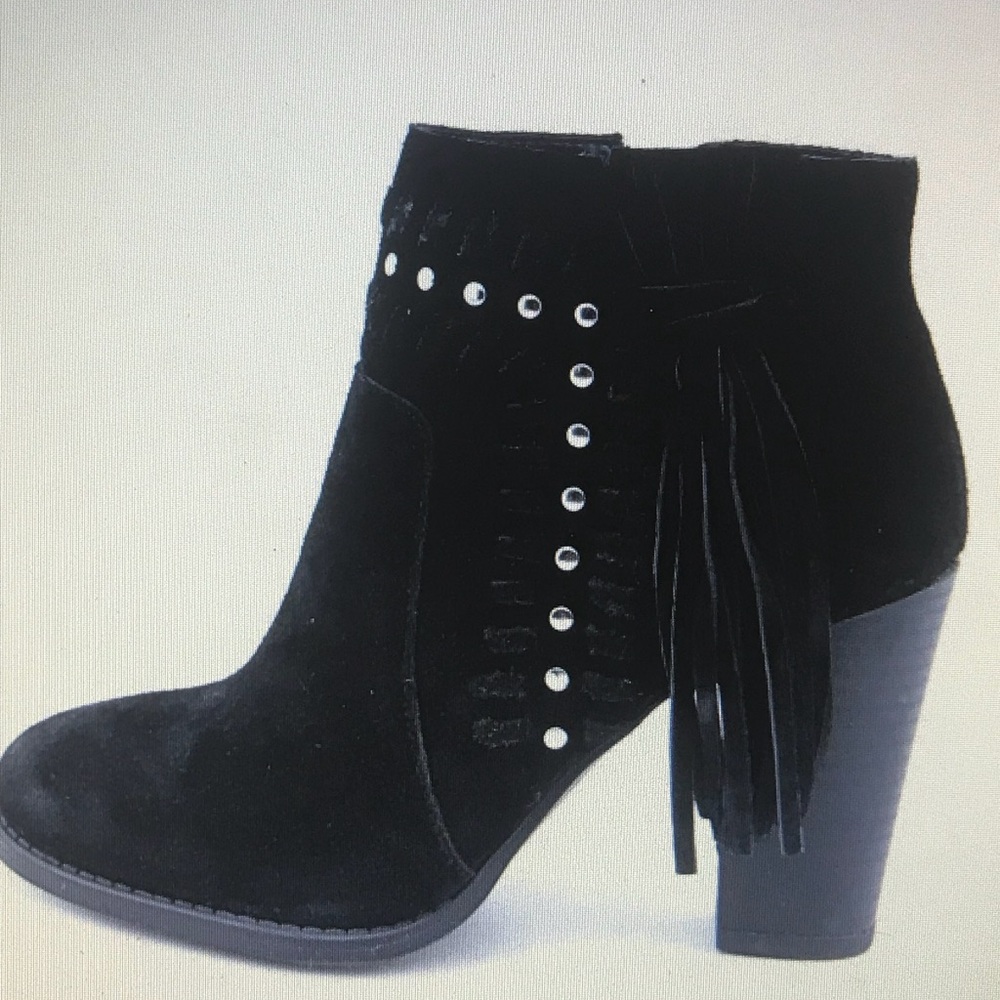 INC fringe bootie BNWT